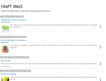 Tablet Screenshot of craftspace.blogspot.com
