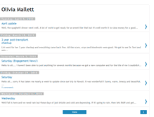 Tablet Screenshot of oliviamallett.blogspot.com