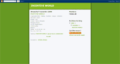 Desktop Screenshot of incentive-world.blogspot.com