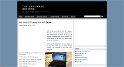Desktop Screenshot of hardware-report.blogspot.com