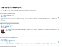 Tablet Screenshot of hardware-report.blogspot.com