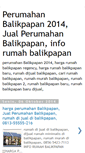 Mobile Screenshot of jual-perumahanbalikpapan.blogspot.com
