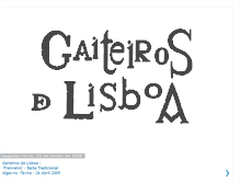 Tablet Screenshot of gaiteirosdelisboa.blogspot.com