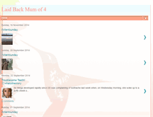 Tablet Screenshot of laidbackmumof4.blogspot.com