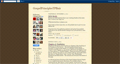 Desktop Screenshot of gospelprinciplestpbair.blogspot.com