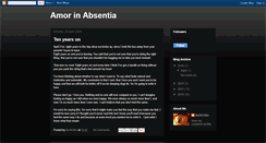 Desktop Screenshot of amorinabsentia.blogspot.com