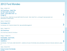 Tablet Screenshot of 2012-ford-mondeo.blogspot.com