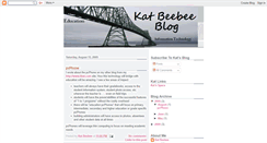 Desktop Screenshot of katbeebee.blogspot.com