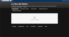 Desktop Screenshot of lavozsalmo29.blogspot.com