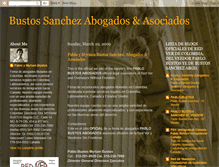 Tablet Screenshot of bustossanchezabogados.blogspot.com