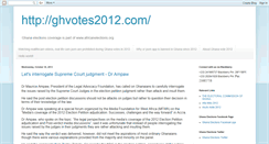 Desktop Screenshot of ghanaelections.blogspot.com