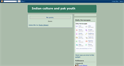 Desktop Screenshot of cultureandyouth.blogspot.com