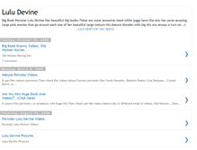 Tablet Screenshot of luludevine.blogspot.com