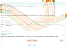 Tablet Screenshot of netappsec.blogspot.com