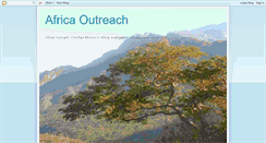 Desktop Screenshot of africaoutreach.blogspot.com