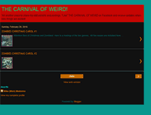 Tablet Screenshot of carnivalofweird.blogspot.com