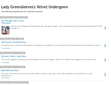 Tablet Screenshot of ladygreensleeves.blogspot.com