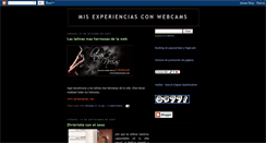 Desktop Screenshot of misexperienciaswebcam.blogspot.com