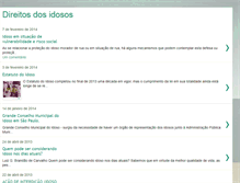 Tablet Screenshot of idososeseusdireitos.blogspot.com