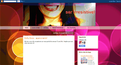 Desktop Screenshot of irresistibilidade.blogspot.com