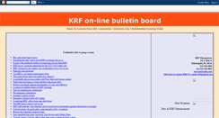 Desktop Screenshot of krfnews.blogspot.com