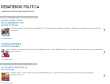 Tablet Screenshot of debatiendopolitica.blogspot.com