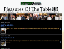 Tablet Screenshot of pleasuresofthetable.blogspot.com