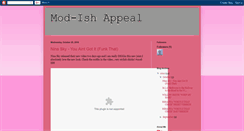 Desktop Screenshot of mod-ishappeal.blogspot.com