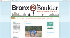 Desktop Screenshot of bronxtoboulder.blogspot.com