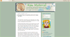 Desktop Screenshot of myrawmaterial.blogspot.com