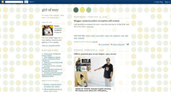 Desktop Screenshot of girlofmay.blogspot.com