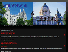 Tablet Screenshot of churchandstatesports.blogspot.com