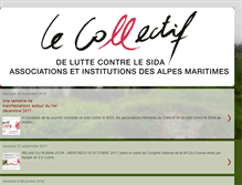 Tablet Screenshot of collectif06-sida.blogspot.com