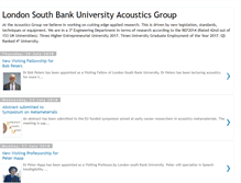 Tablet Screenshot of lsbu-acoustics.blogspot.com