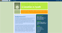 Desktop Screenshot of canadianinriyadh.blogspot.com