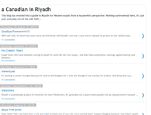 Tablet Screenshot of canadianinriyadh.blogspot.com