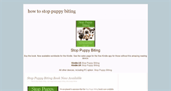 Desktop Screenshot of bitingpuppies.blogspot.com