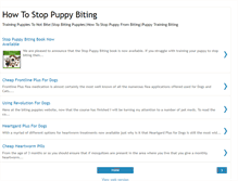 Tablet Screenshot of bitingpuppies.blogspot.com