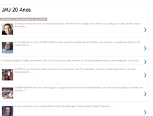 Tablet Screenshot of jmj20anos.blogspot.com
