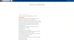 Desktop Screenshot of indianjobseek.blogspot.com