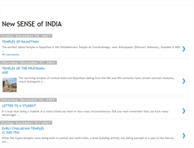 Tablet Screenshot of newsenseofindia.blogspot.com