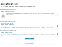 Tablet Screenshot of discountbuy.blogspot.com