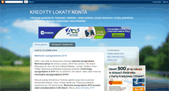 Desktop Screenshot of kredyty-lokaty-konta.blogspot.com