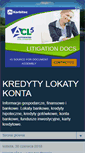 Mobile Screenshot of kredyty-lokaty-konta.blogspot.com