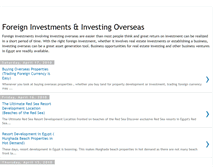 Tablet Screenshot of foreigninvesting.blogspot.com