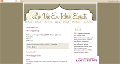 Desktop Screenshot of lavieenroseevents.blogspot.com