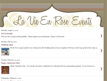 Tablet Screenshot of lavieenroseevents.blogspot.com