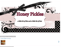 Tablet Screenshot of marie-honeypickles.blogspot.com