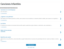 Tablet Screenshot of cancionesinfantilesnntt.blogspot.com