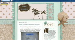 Desktop Screenshot of beachcreationsforyou.blogspot.com